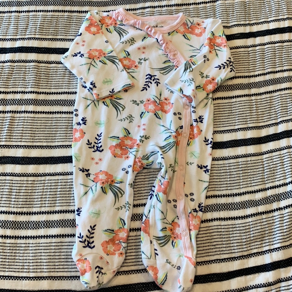 Floral Footie Pjs